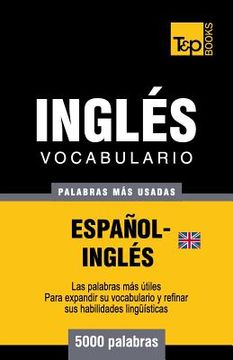 portada Vocabulario español-inglés británico - 5000 palabras más usadas