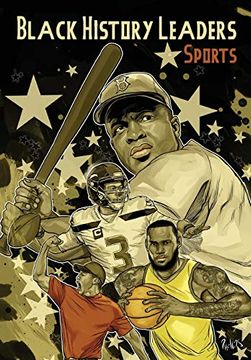 portada Black History Leaders: Athletes: Lebron James, Jackie Robinson, Russell Wilson and Tiger Woods 