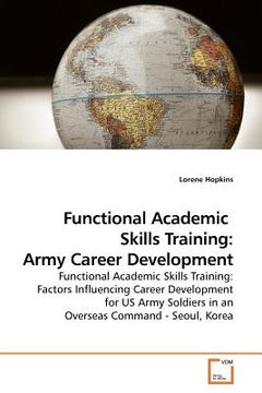 portada functional academic skills training: army career development (en Inglés)