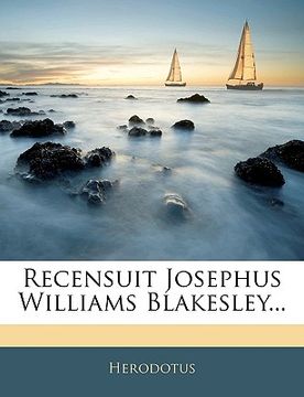 portada Recensuit Josephus Williams Blakesley... (en Latin)