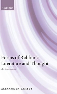 portada Forms of Rabbinic Literature and Thought: An Introduction (en Inglés)