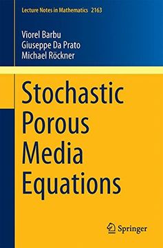 portada Stochastic Porous Media Equations (Lecture Notes in Mathematics) (in English)