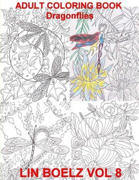 portada Adult Coloring Book Dragonflies