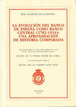 portada La Evolucion del Banco de España Como Banco Central (1782-1914) (in Spanish)