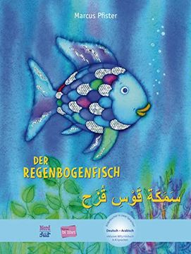 portada Der Regenbogenfisch: Kinderbuch Deutsch-Arabisch mit Mp3-Hörbuch zum Herunterladen