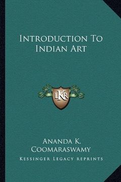 portada Introduction to Indian art 