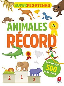 portada Superpegatinas. Animales de Récord (in Spanish)