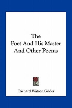 portada the poet and his master and other poems