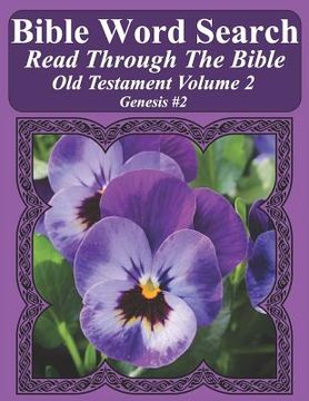 portada Bible Word Search Read Through The Bible Old Testament Volume 2: Genesis #2 Extra Large Print (en Inglés)