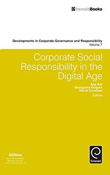portada Corporate Social Responsibility in the Digital age (Developments in Corporate Governance and Responsibility, 7) (en Inglés)