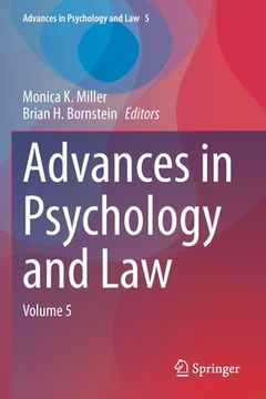 portada Advances in Psychology and Law: Volume 5 (en Inglés)