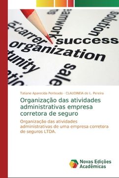 portada Organização das Atividades Administrativas Empresa Corretora de Seguro (en Portugués)