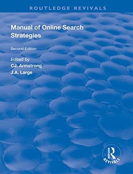 portada Manual of Online Search Strategies (en Inglés)