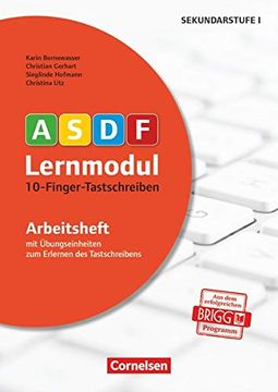 portada Asdf-Lernmodul / 10-Finger-Tastschreiben: Mit Übungseinheiten zum Erlernen des Tastschreibens. Arbeitsheft (en Alemán)