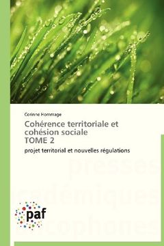 portada Coherence Territoriale Et Cohesion Sociale Tome 2