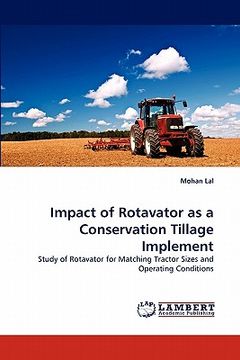 portada impact of rotavator as a conservation tillage implement (en Inglés)