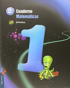 portada Superpixépolis, matemáticas, 2 Educación Primaria. Cuaderno 1 (Paperback) (in Spanish)