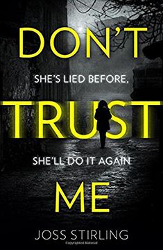portada Don't Trust Me: The Best Psychological Thriller Debut You Will Read in 2018
