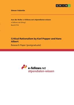 portada Critical Rationalism by Karl Popper and Hans Albert