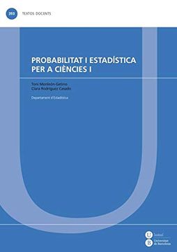 portada Probabilitat i Estadística per a Ciències i (Textos Docents) 