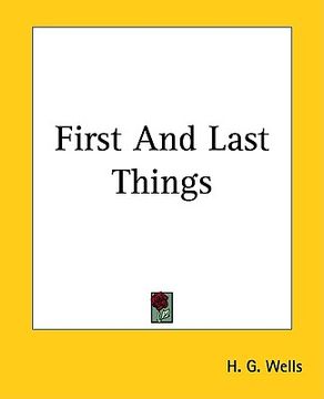 portada first and last things (en Inglés)