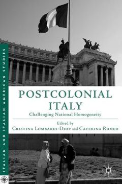 portada postcolonial italy: challenging national homogeneity (en Inglés)