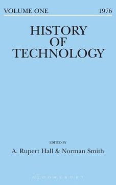 portada History of Technology Volume 1 (in English)