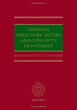 portada Company Directors' Duties and Conflicts of Interest (in English)