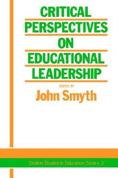 portada critical perspectives on educational leadership (in English)
