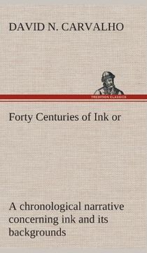 portada Forty Centuries of ink (en Inglés)