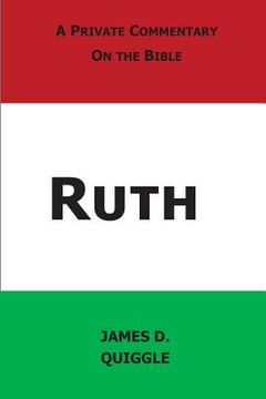 portada a private commentary on the book of ruth (in English)