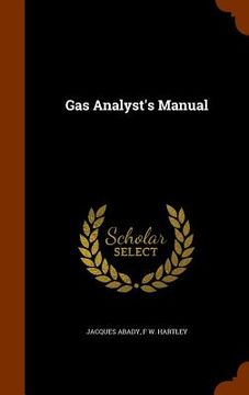 portada Gas Analyst's Manual (en Inglés)