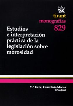 portada Estudios e Interpretación Práctica de la Legislación Sobre Morosidad (in Spanish)
