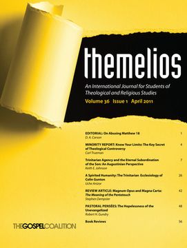 portada Themelios, Volume 36, Issue 1 (in English)
