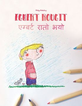 portada Egbert rougit/एग्बर्ट रातो भयो: Un livre à colorier pour les enfan (en Francés)
