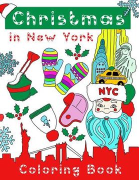 portada Christmas in New York Coloring Book (en Inglés)