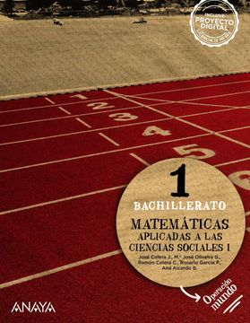 portada Matematicas Aplicadas a las Ciencias Sociales i 1º Bachillerato