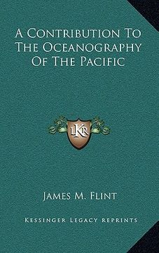portada a contribution to the oceanography of the pacific (in English)