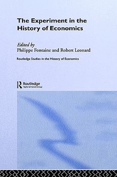 portada the experiment in the history of economics (en Inglés)