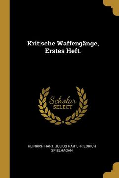 portada Kritische Waffengänge, Erstes Heft. (en Alemán)