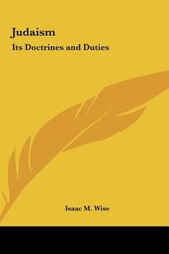 portada judaism: its doctrines and duties (in English)