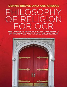 portada Philosophy of Religion for OCR: The Complete Resource for Component 01 of the New as and a Level Specification (in English)
