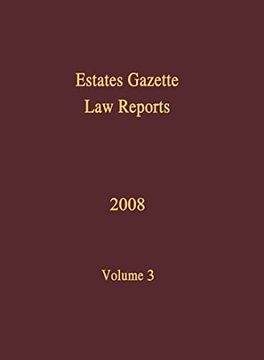 portada Eglr 2008 Volume 3 (Estates Gazette law Reports) (en Inglés)