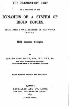 portada The elementary part of A treatise on the dynamics of a system of rigid bodies