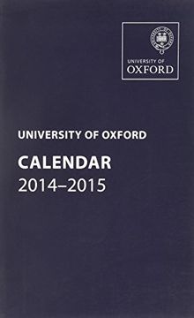 portada University of Oxford Calendar 2014-2015 (Oxford University Calendar) (en Inglés)