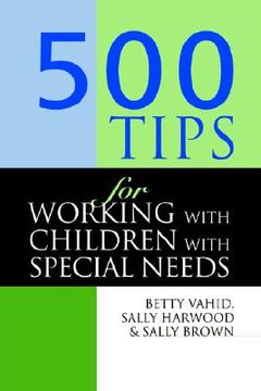 portada 500 tips for working with children with special needs (in English)