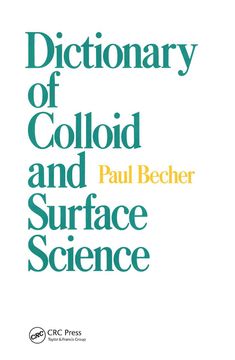 portada Dictionary of Colloid and Surface Science (en Inglés)