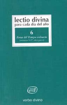 portada Lectio Divina Para Cada día del Año: Ferias del Tiempo Ordinario: Volumen 6 (Semanas 9-17, Años Pares) (in Spanish)
