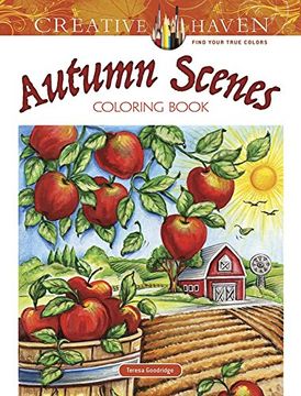 portada Creative Haven Autumn Scenes Coloring Book (en Inglés)