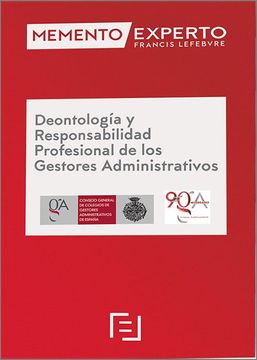 portada Memento Deontologia y Responsabilidad Profesional de los Gestores Administrativos (in Spanish)
